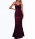 Slim Fit Wrap Maxi Dress with V-Neck for Women