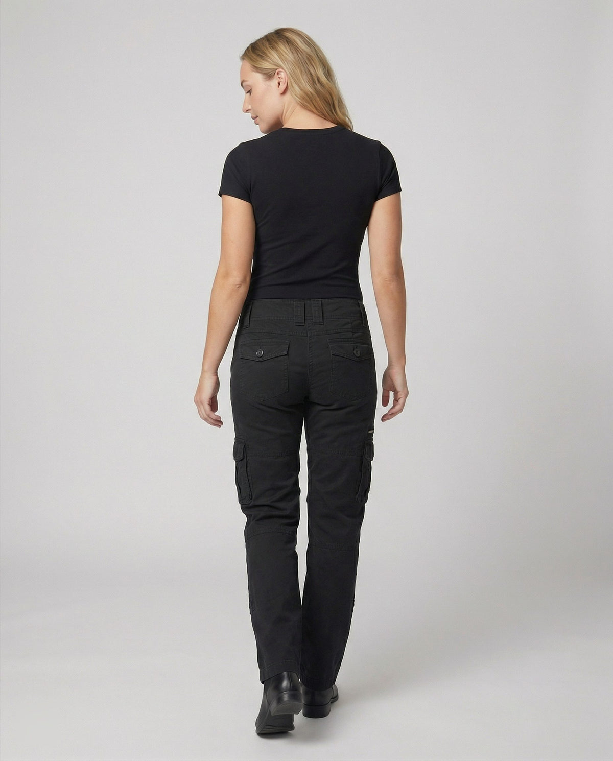 Straight Leg Cargo Trousers for Women - View 4