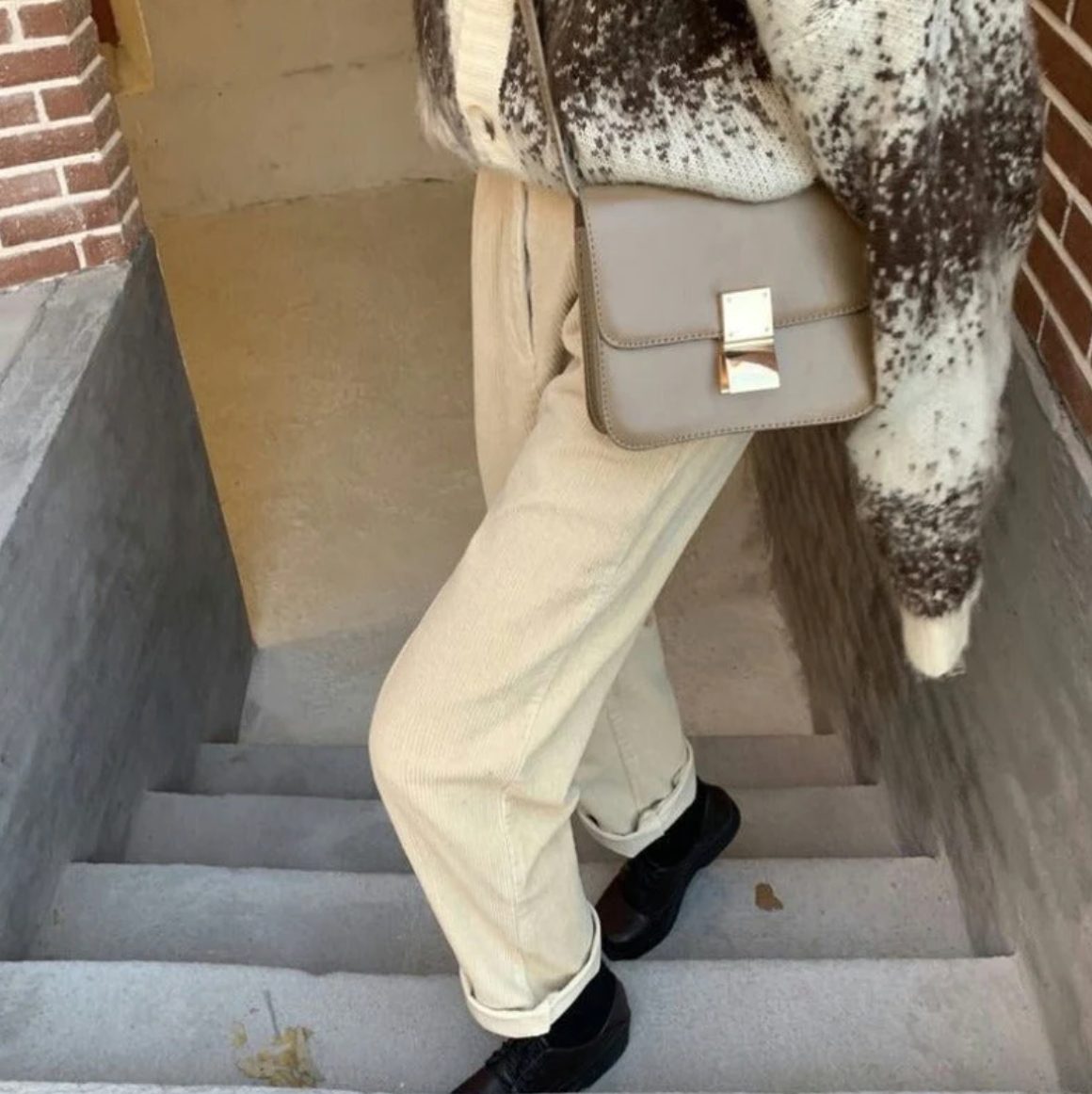 Straight Leg Corduroy Trousers for Women - View 7