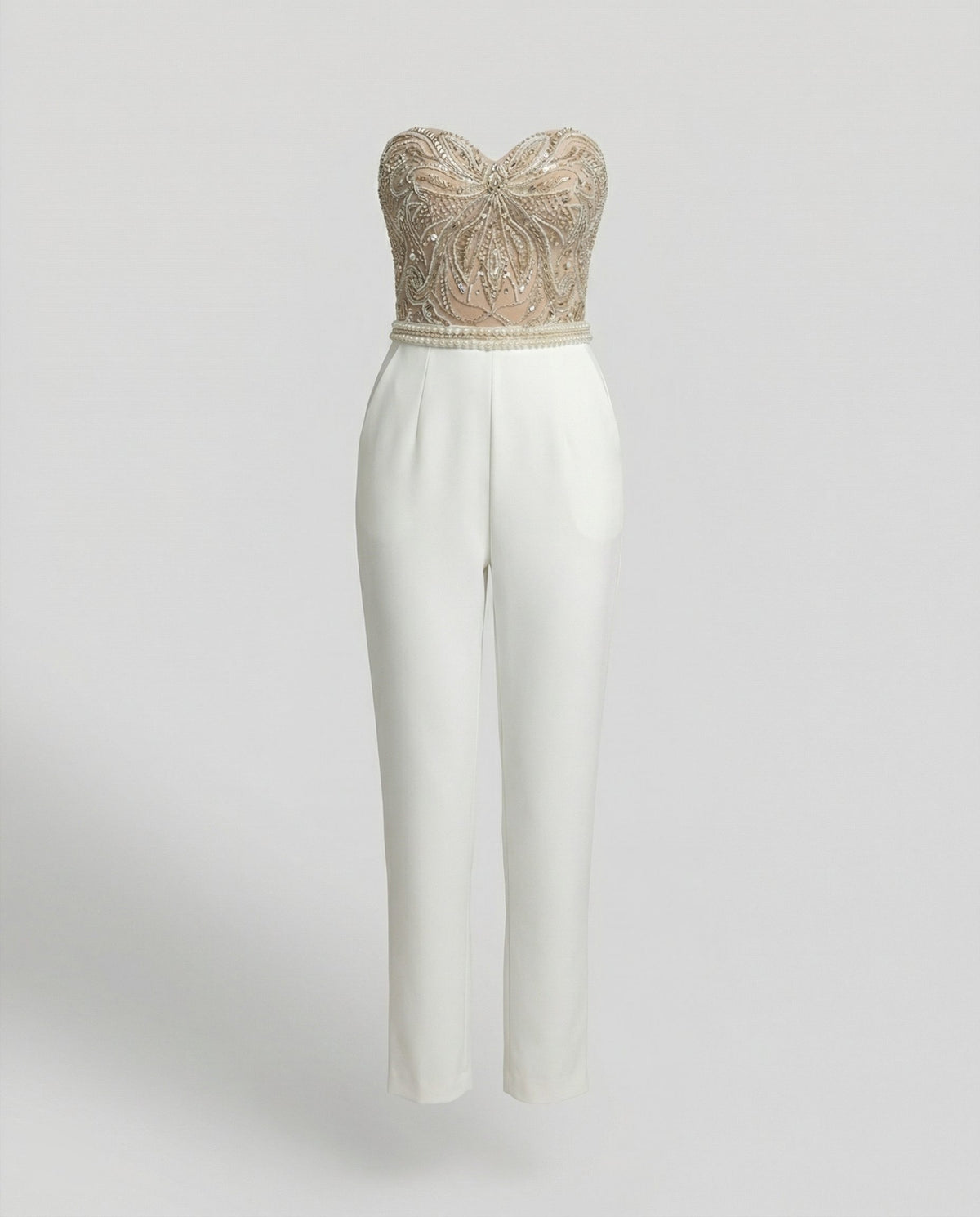 Strapless Beaded Jumpsuit for Women - View 4