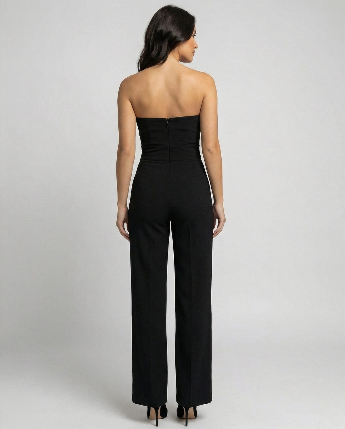 Strapless Corset Wide Leg Jumpsuit for Women - View 3
