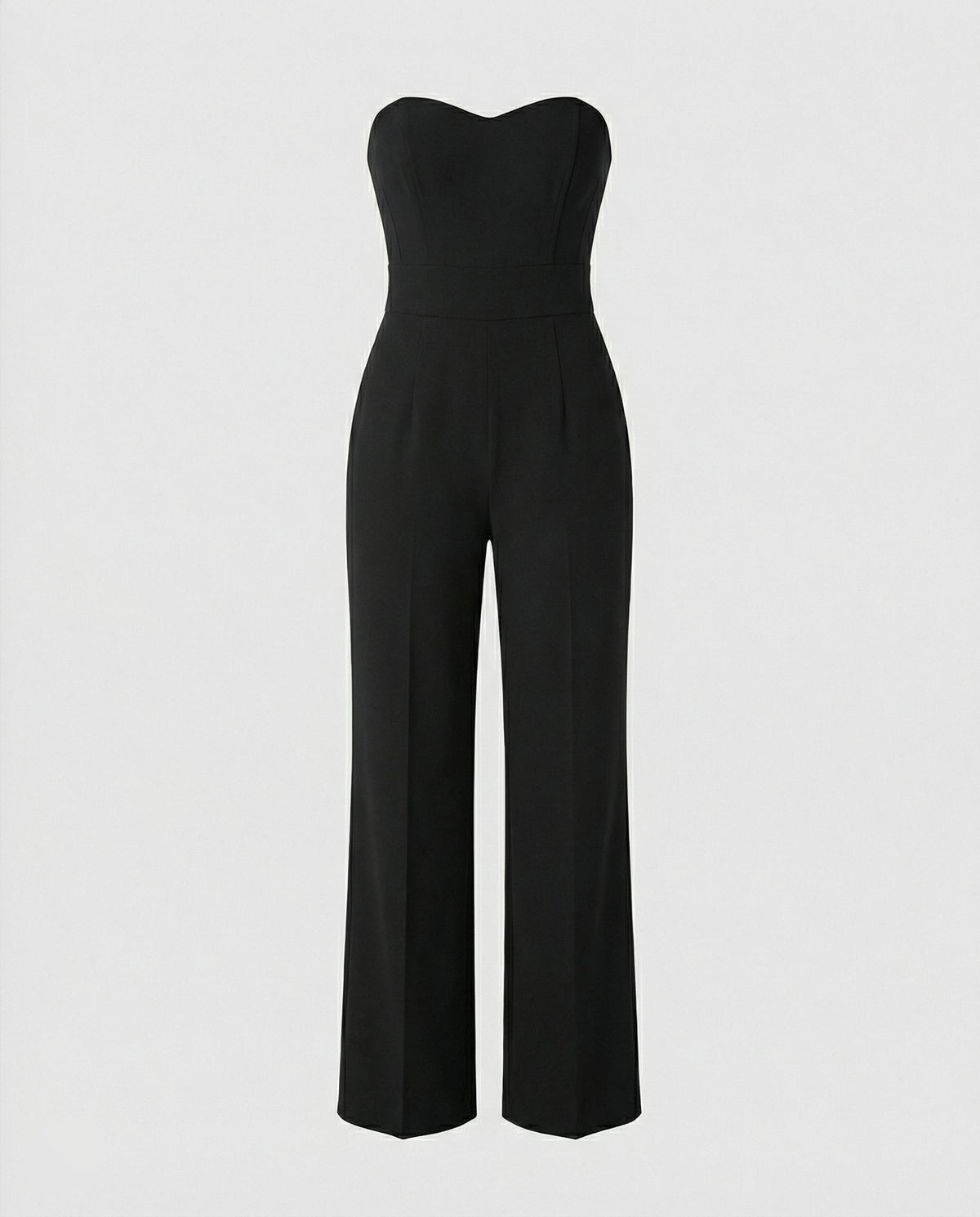 Strapless Corset Wide Leg Jumpsuit for Women - View 4