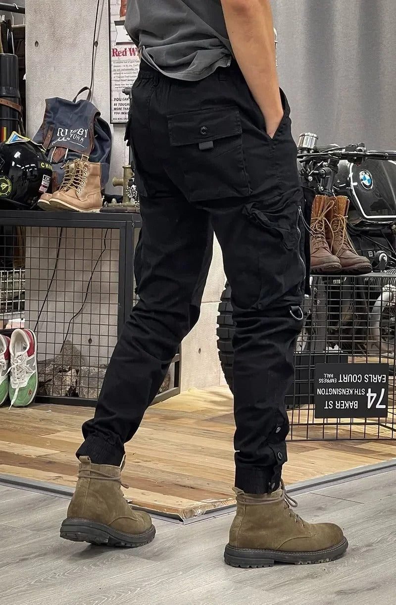 Stretch Cargo Trousers with Pockets for Women - View 6