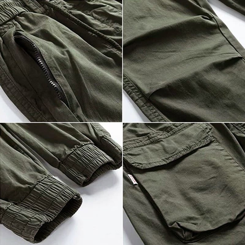 Stretch Cargo Trousers with Pockets for Women - View 7