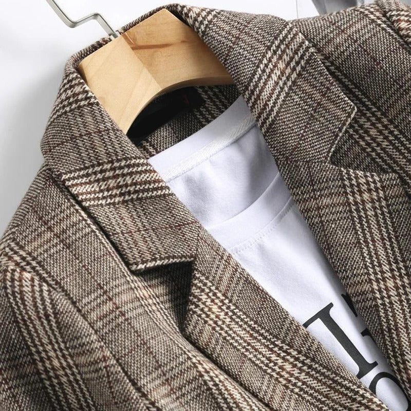 Wool Blazer with Notched Lapels for Women - View 5
